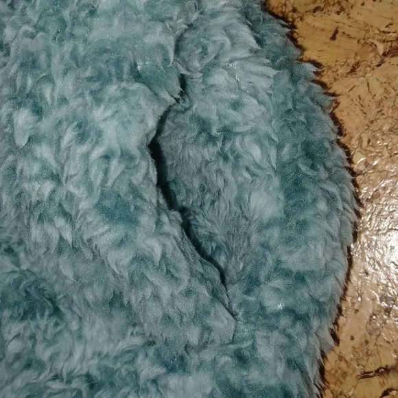 Vera Bradley Women's Eden Paisley Mint Fluffy Fleece Hooded Robe Size L/XL - Picture 4 of 6